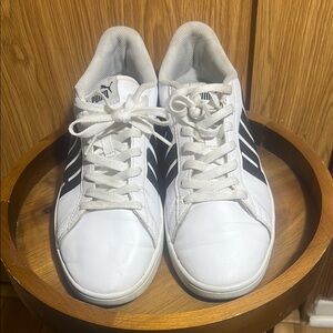 Puma White and Black Sneakers Classic Style